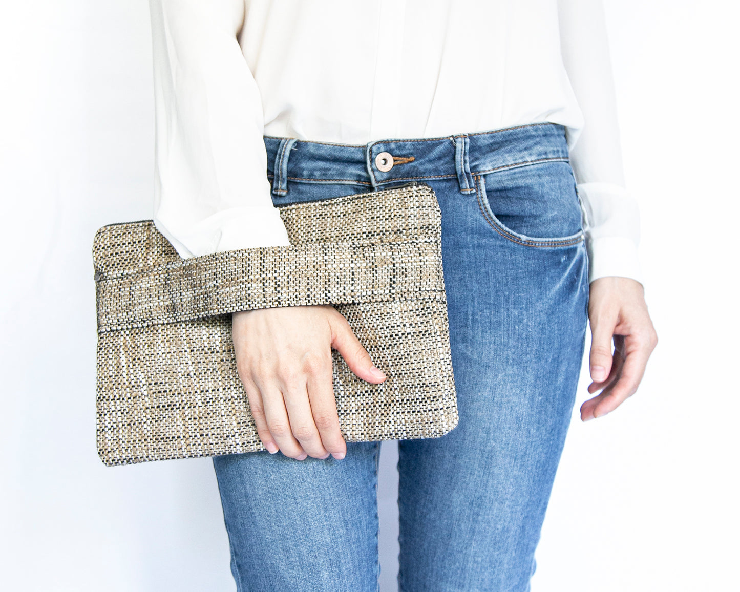 Pochette poignée fixe | Granite