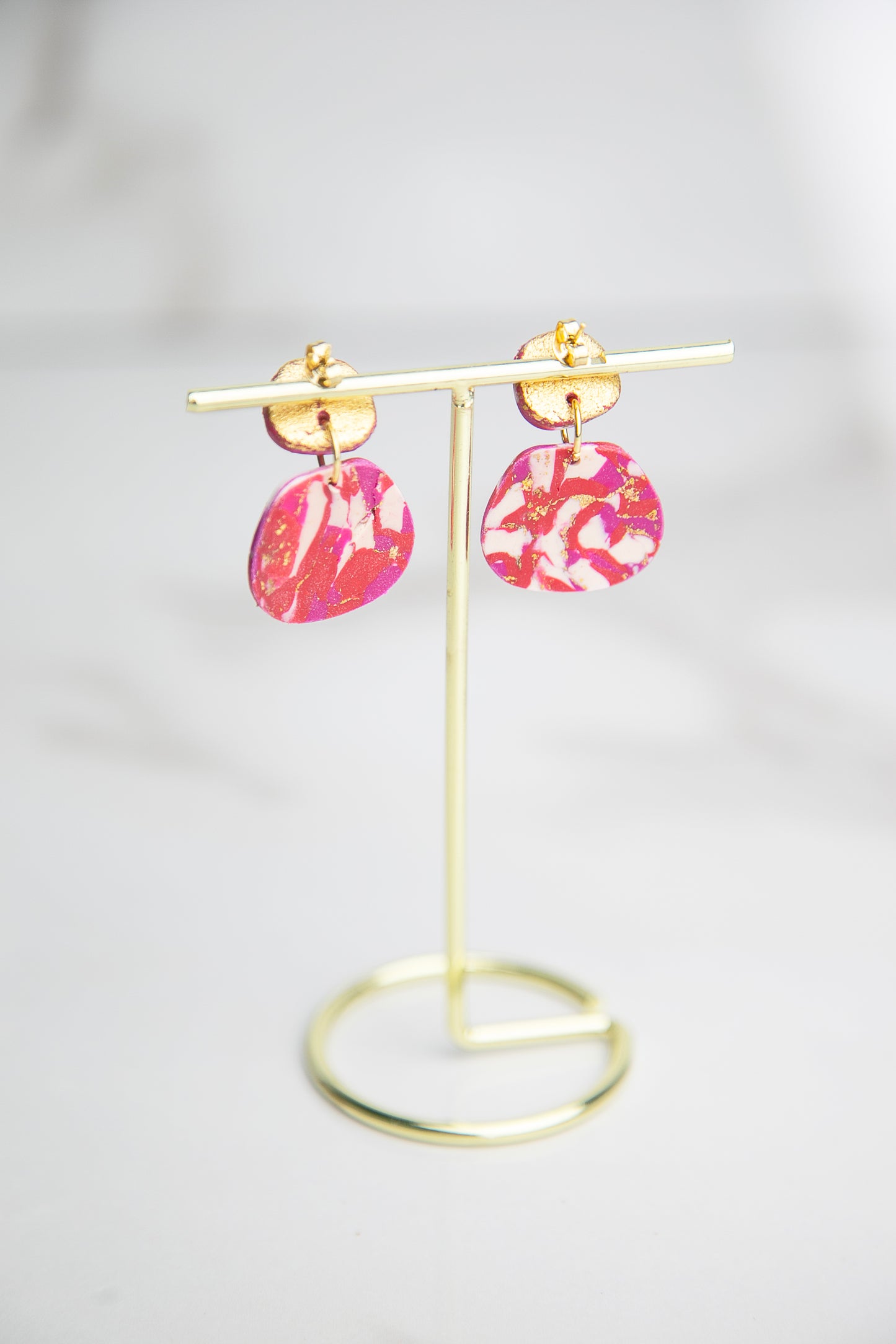 Boucles d'oreilles | Paniers - Effet marbré