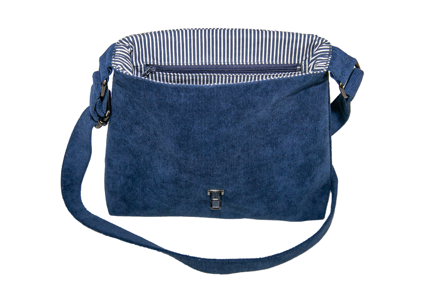 Sac à sangle | Rayures bleues