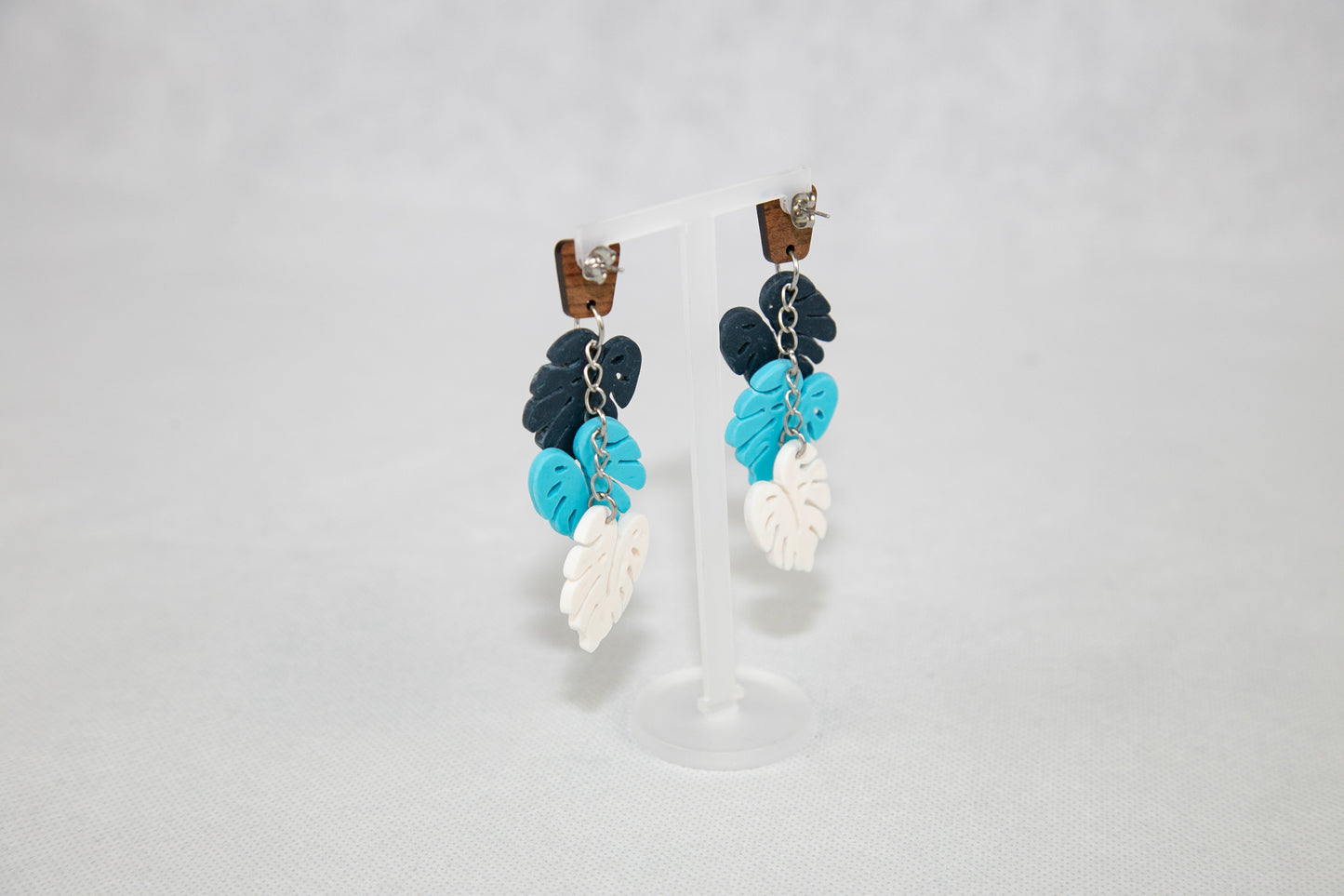 Boucles d'oreilles | Feuilles monstera