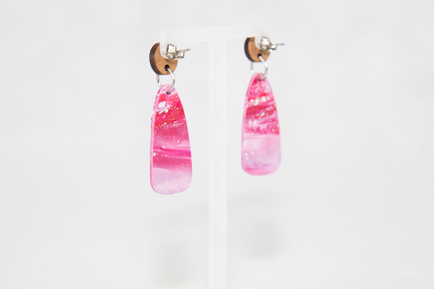 Boucles d'oreilles | Gouttes - Éclats d'argent