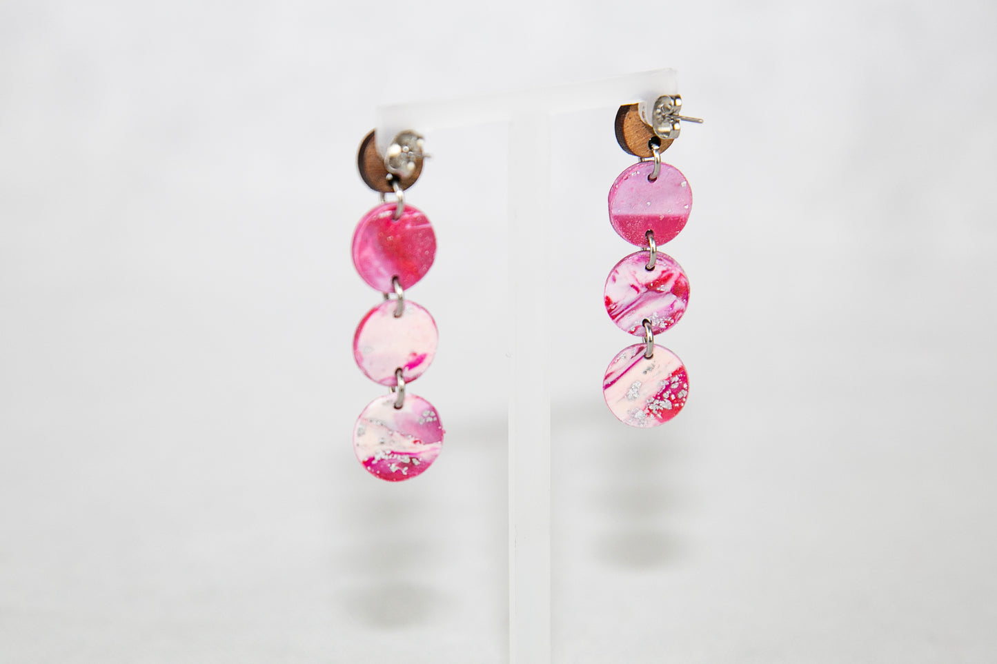 Boucles d'oreilles | Petits ronds - Éclats d'argent