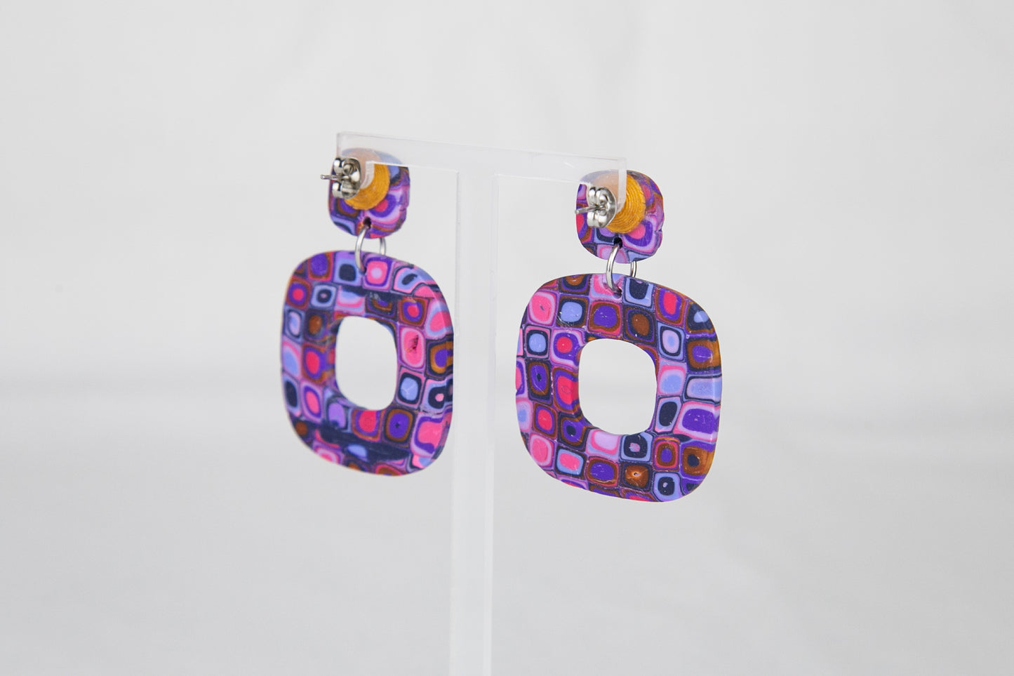 Boucles d'oreilles | Squircles - Rétro