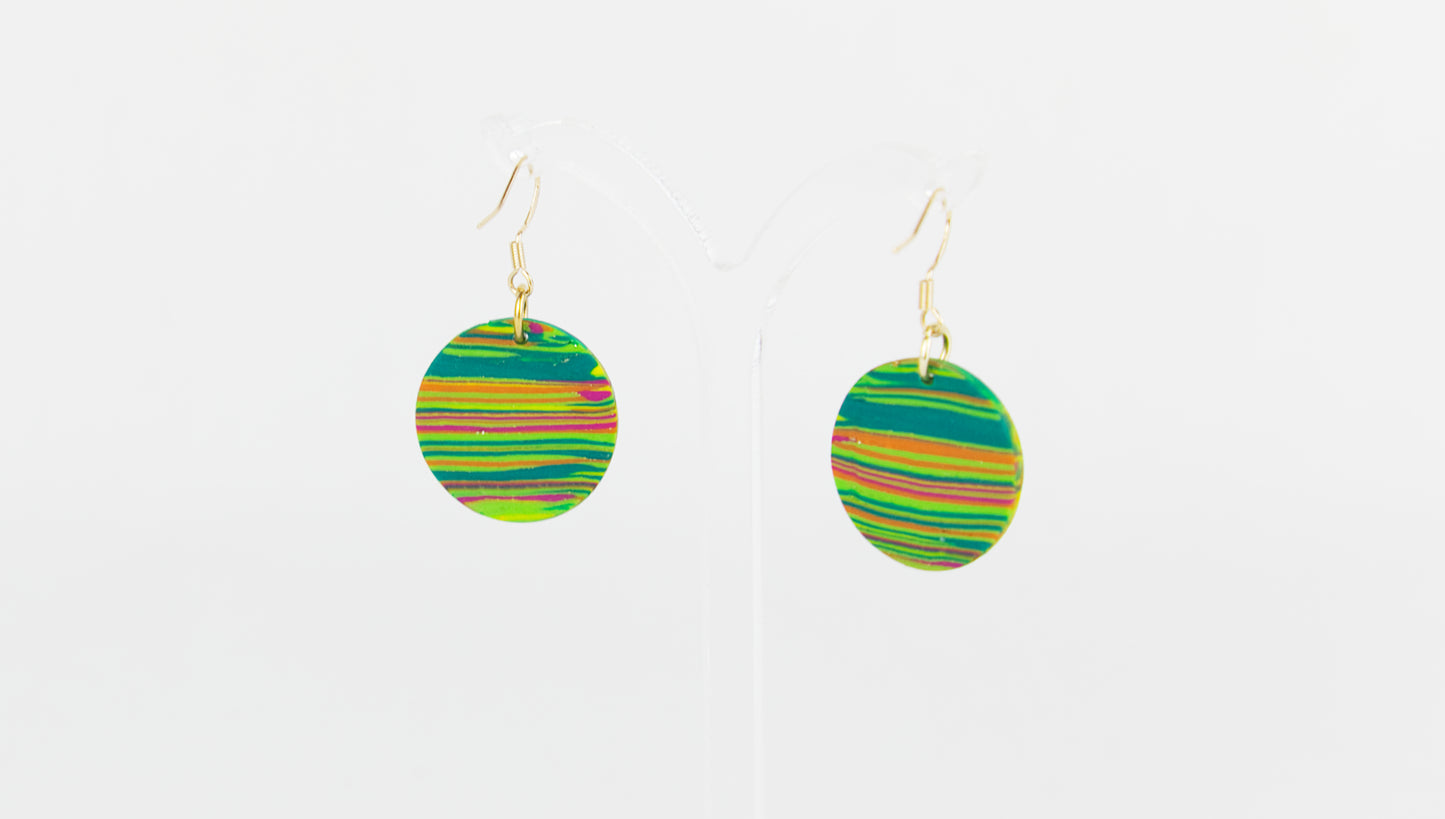 Boucles d'oreilles | Ronds - Acidulé