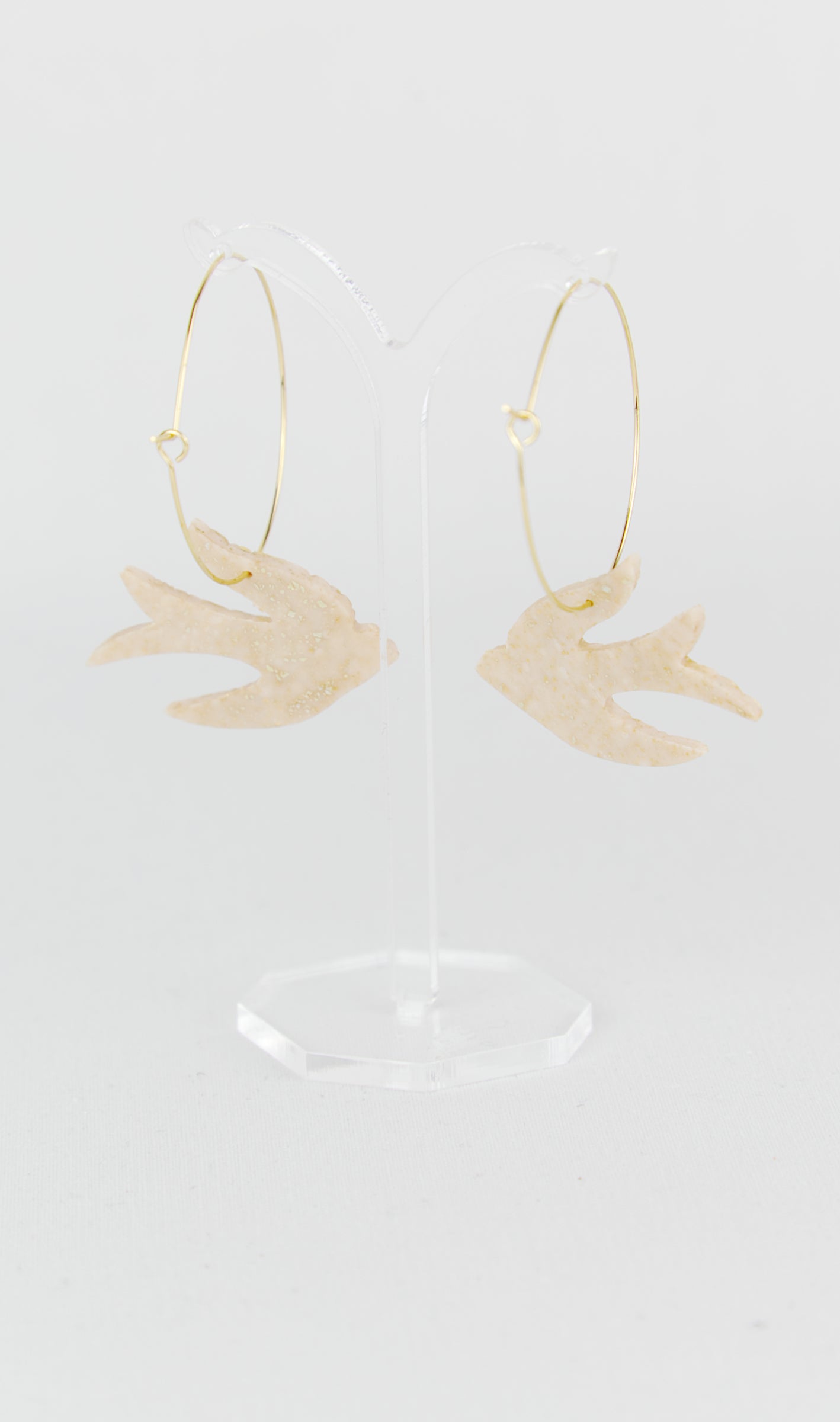 Boucles d'oreilles | Hirondelles - Des Plumes et des Fleurs