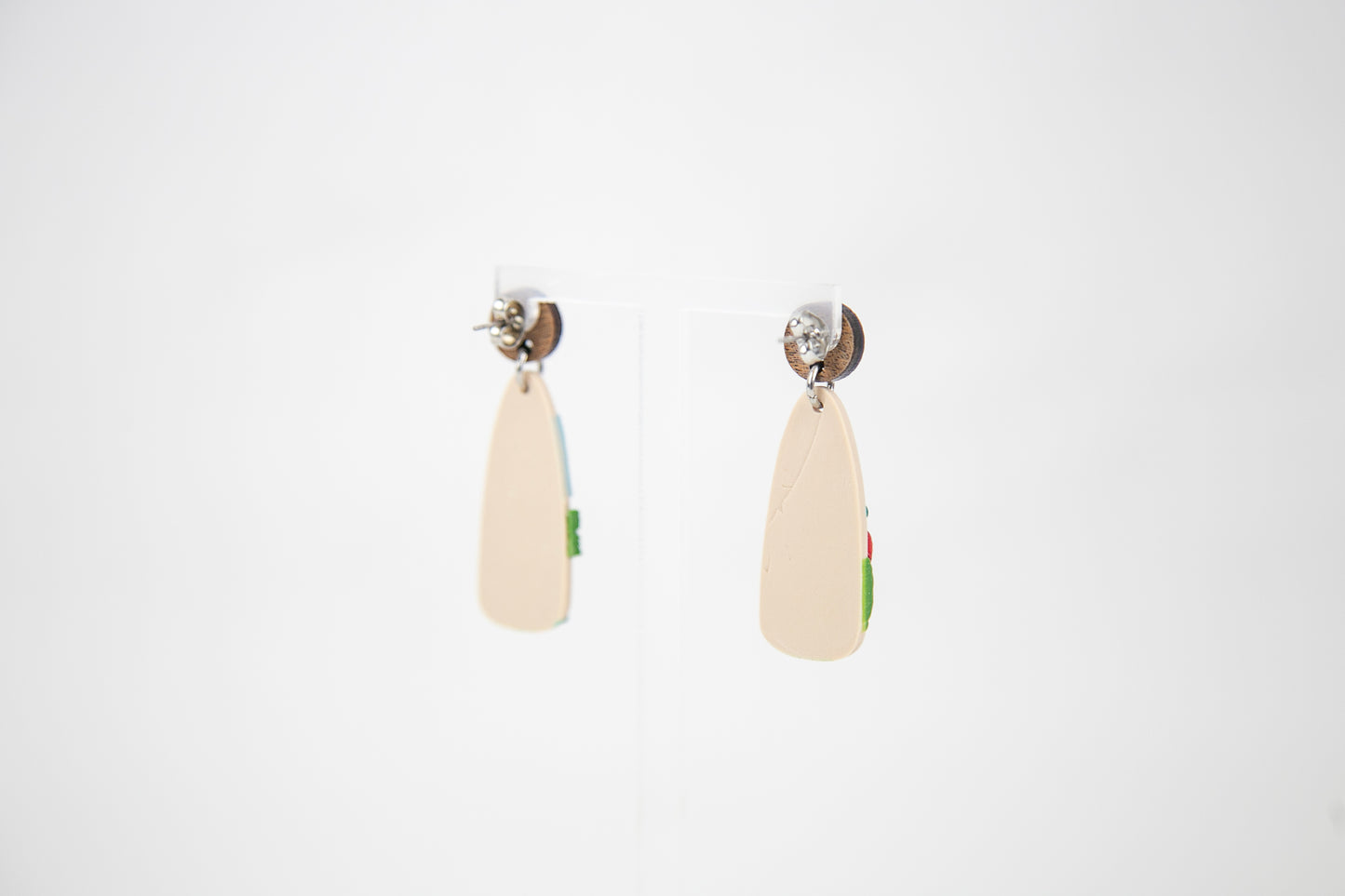 Boucles d'oreilles | Gouttes - Myosotis et Coccinelles