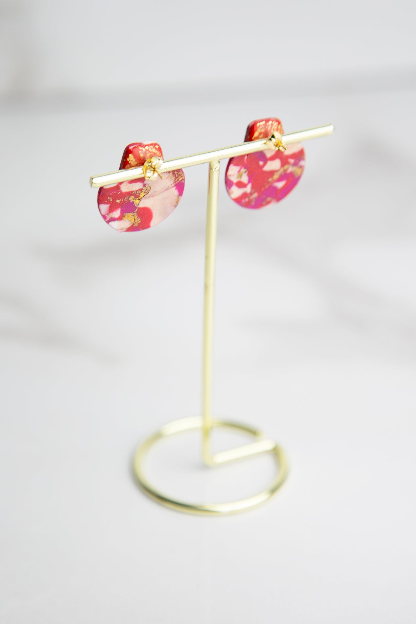 Boucles d'oreilles | Sacs-à-main - Effet marbré