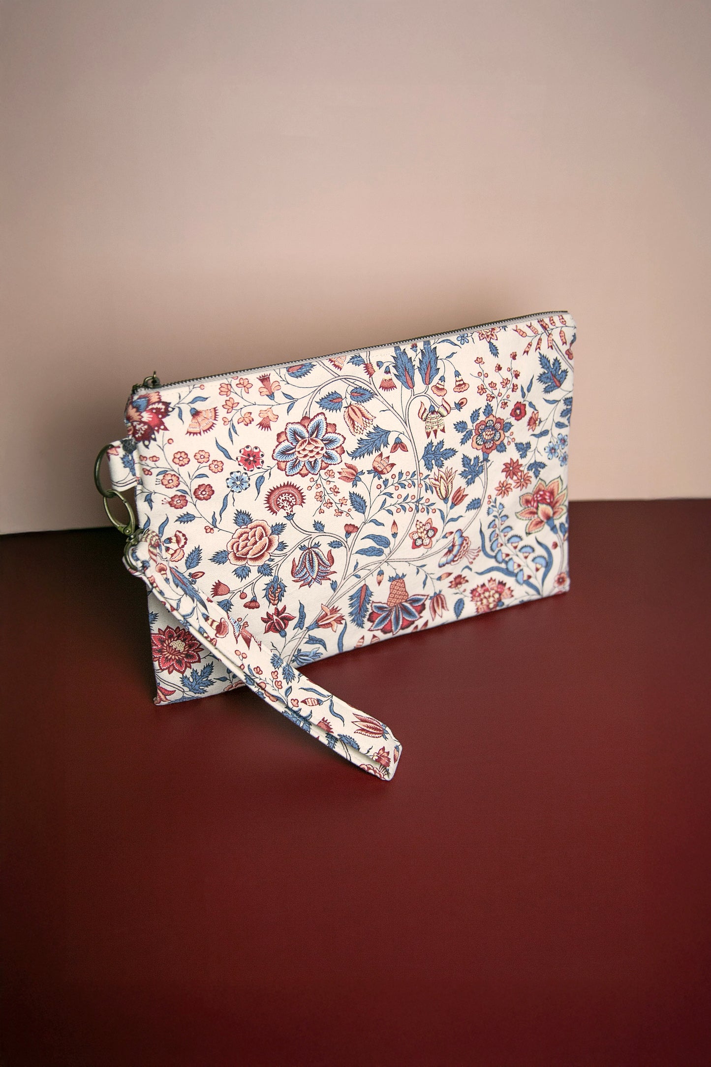 Pochette poignée amovible | Motifs floraux