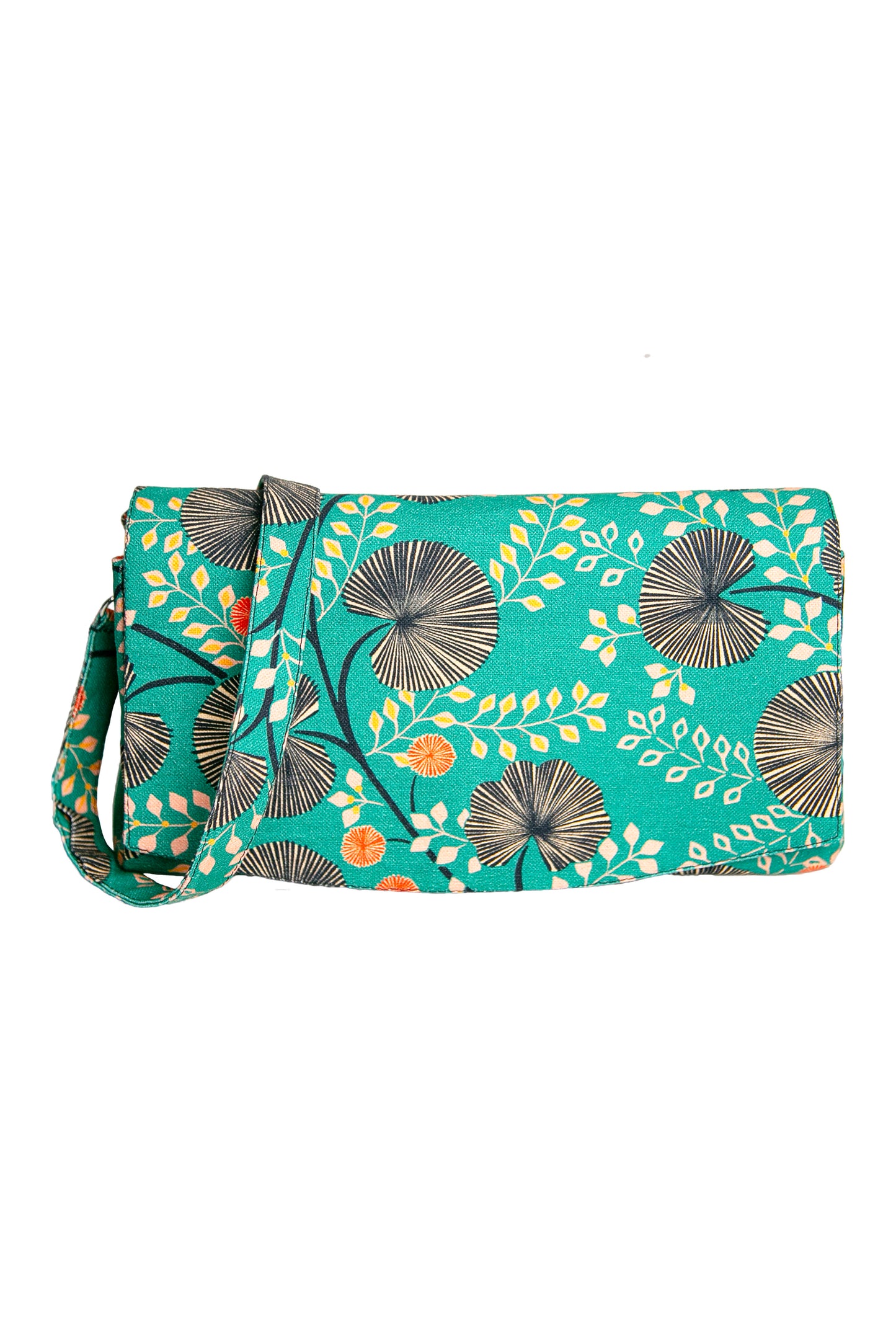 Pochette sangle amovible | Motifs Ginkgo
