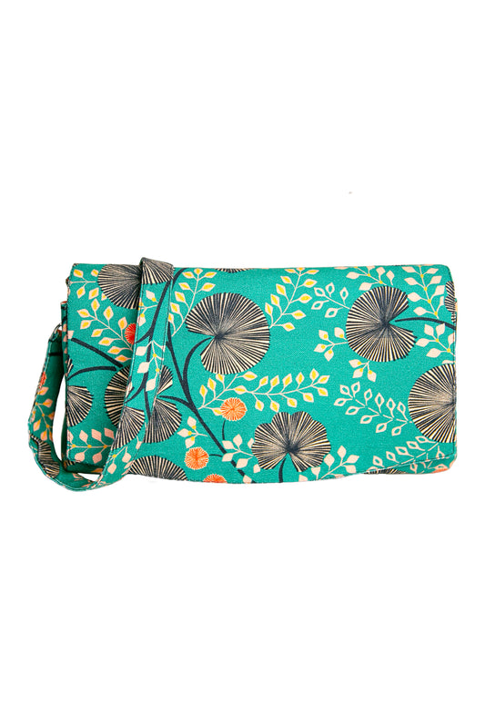 Pochette sangle amovible | Motifs Ginkgo