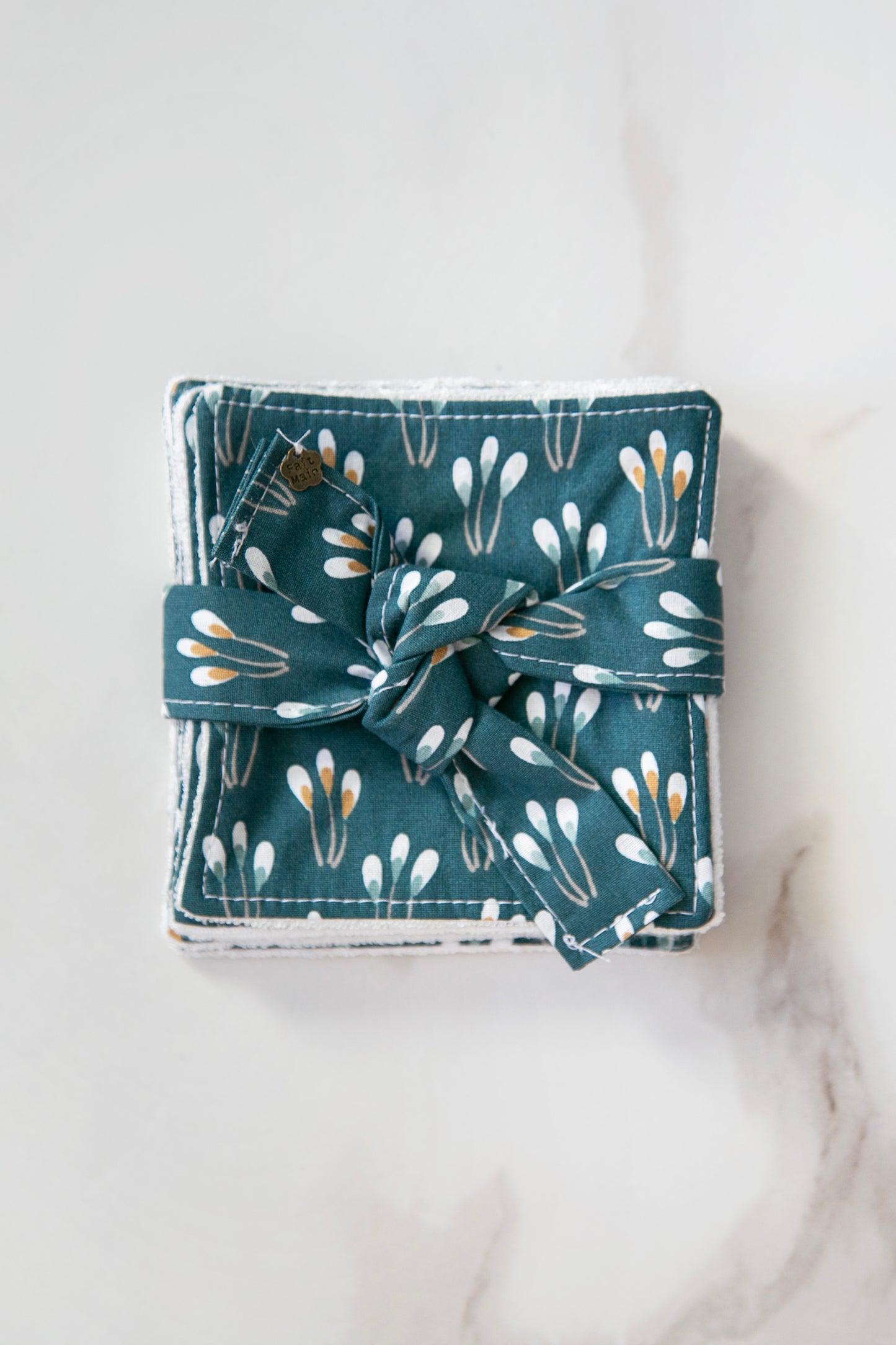 Carrés démaquillants eucalyptus | Tulipes  x7