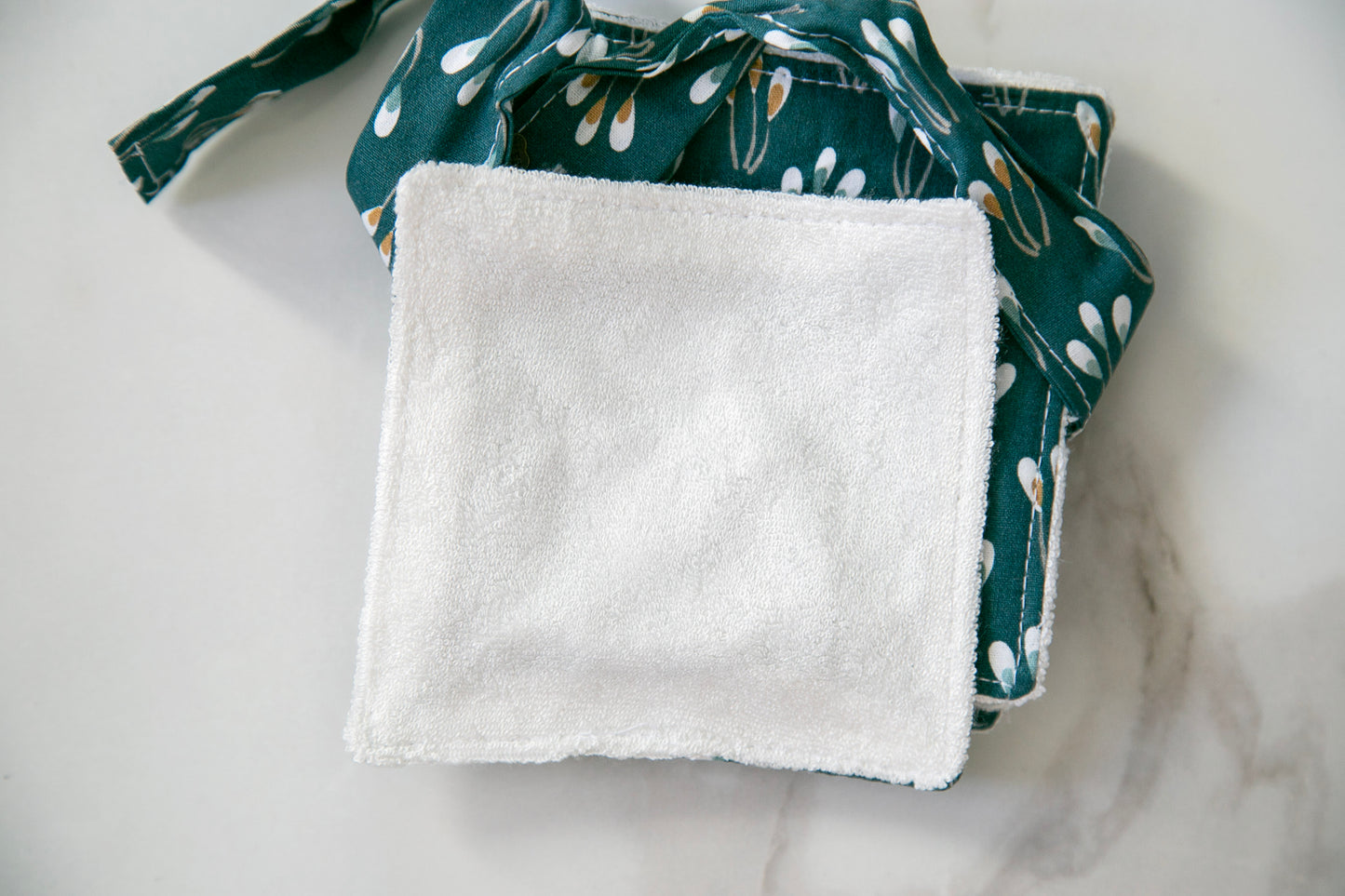 Carrés démaquillants eucalyptus | Tulipes  x7