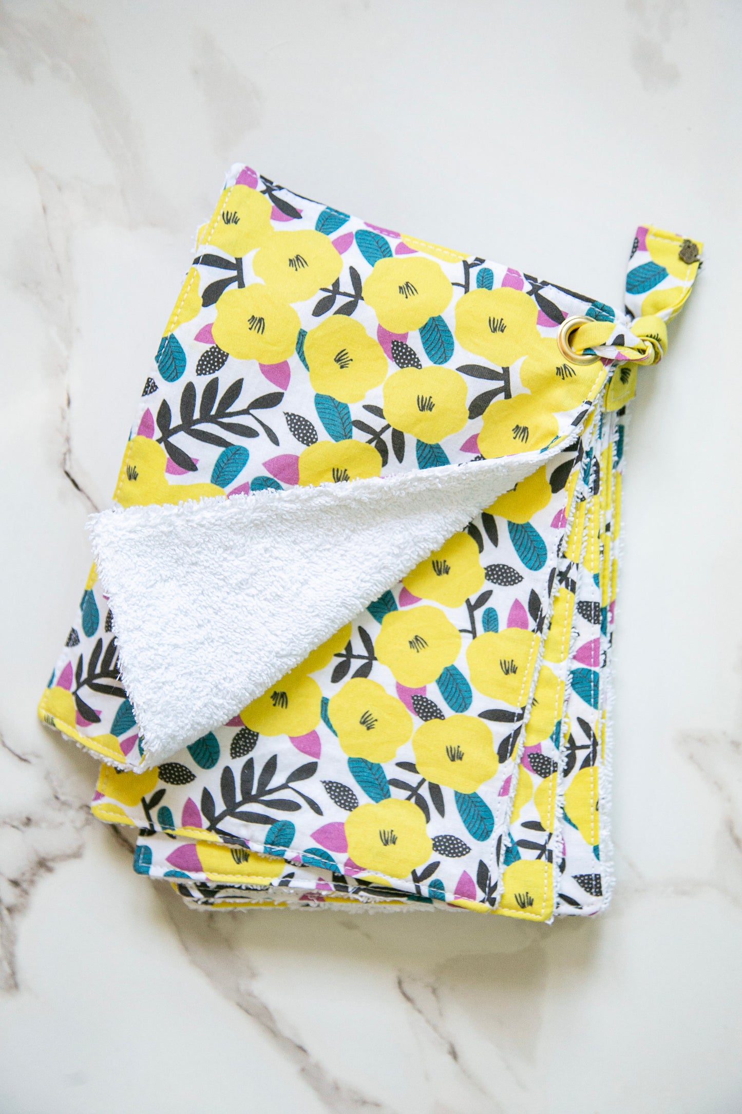 Lingettes multi-usages | Pensées Jaunes x8