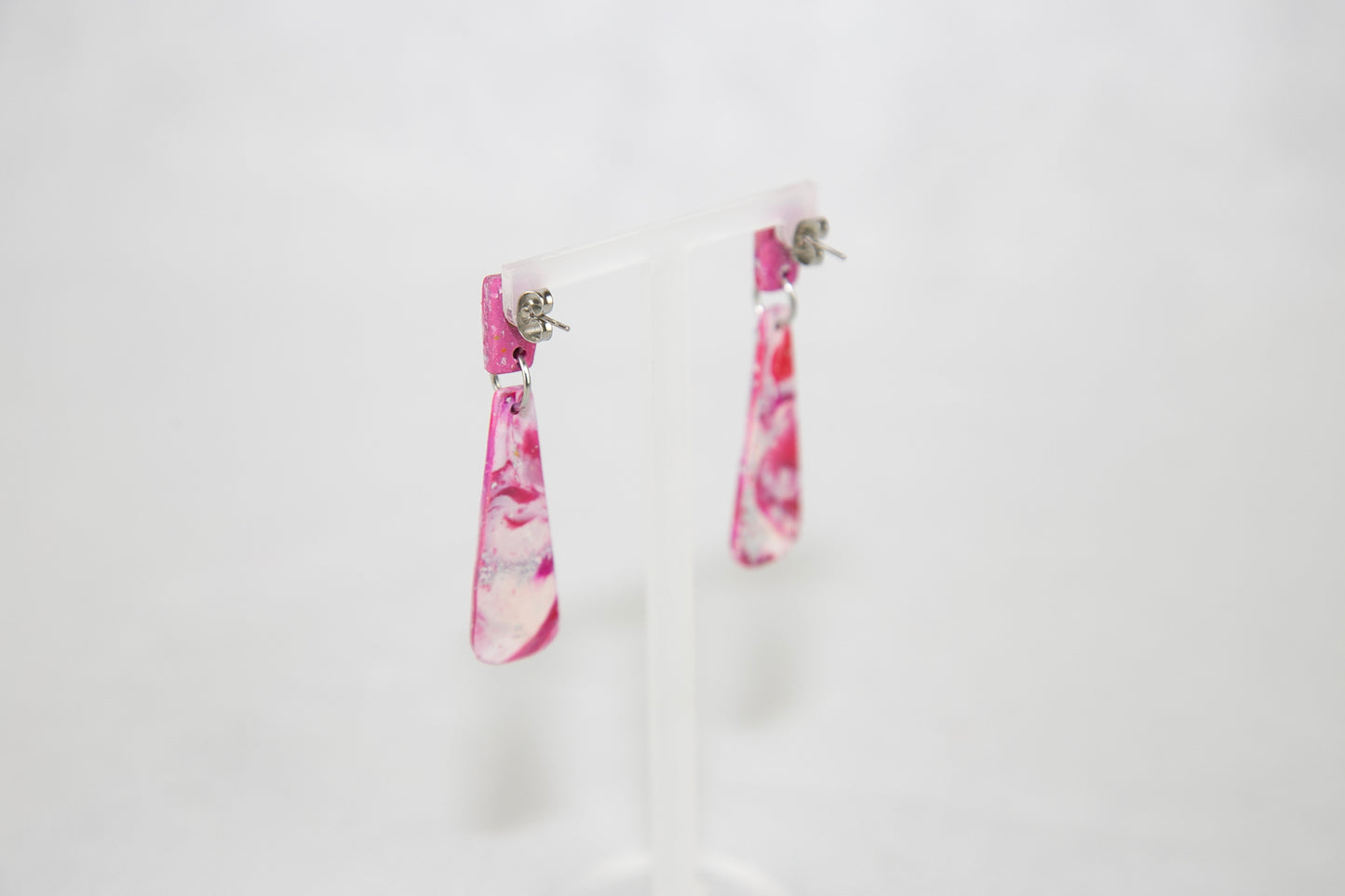 Boucles d'oreilles | Gouttes - Éclats d'argent