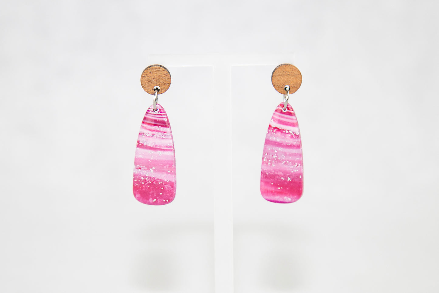 Boucles d'oreilles | Gouttes - Éclats d'argent