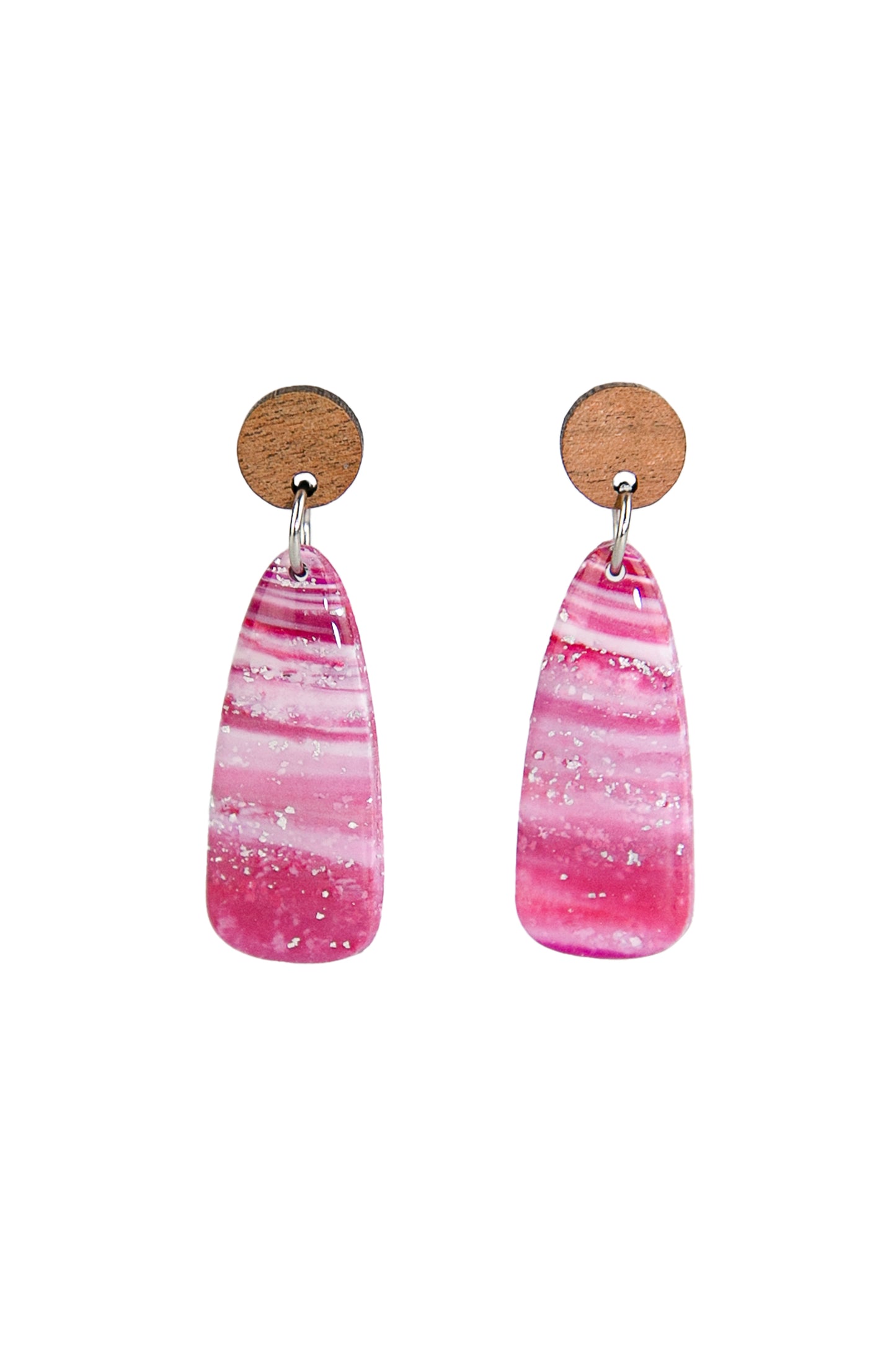 Boucles d'oreilles | Gouttes - Éclats d'argent