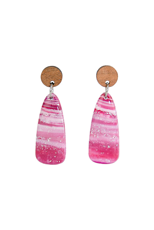 Boucles d'oreilles | Gouttes - Éclats d'argent