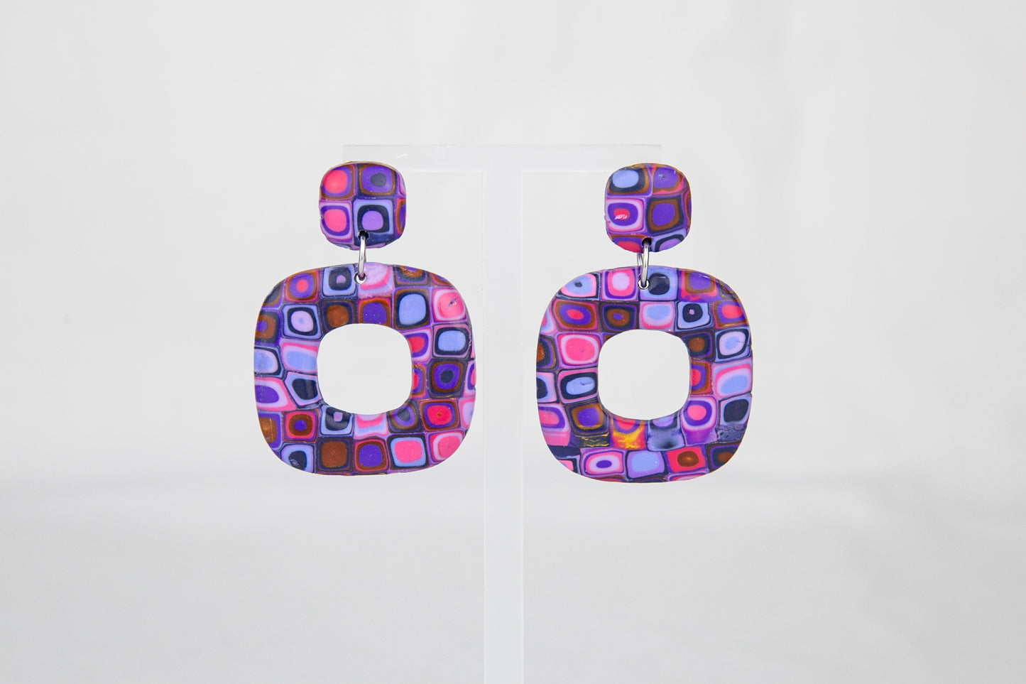 Boucles d'oreilles | Squircles - Rétro