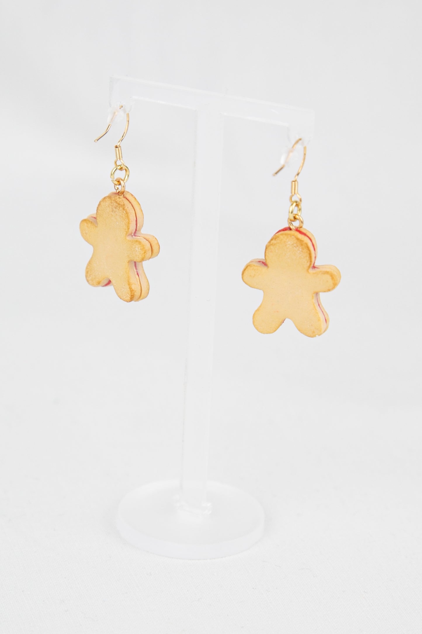 Boucles d'oreilles | Bonhomme de pain d'épices