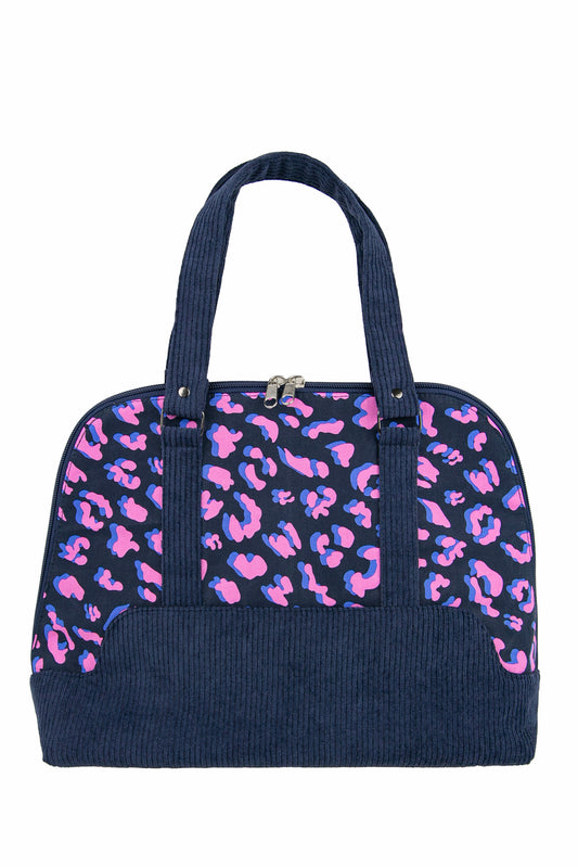Sac-à-main | Motif léopard bleu