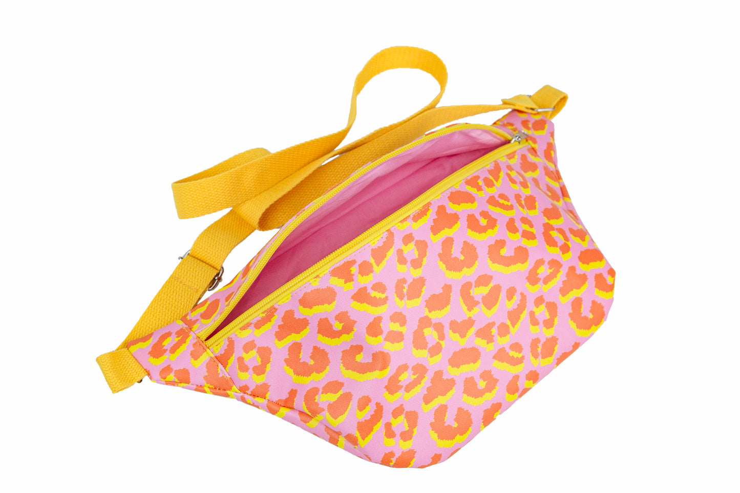 Sac banane | Imprimé léopard rose