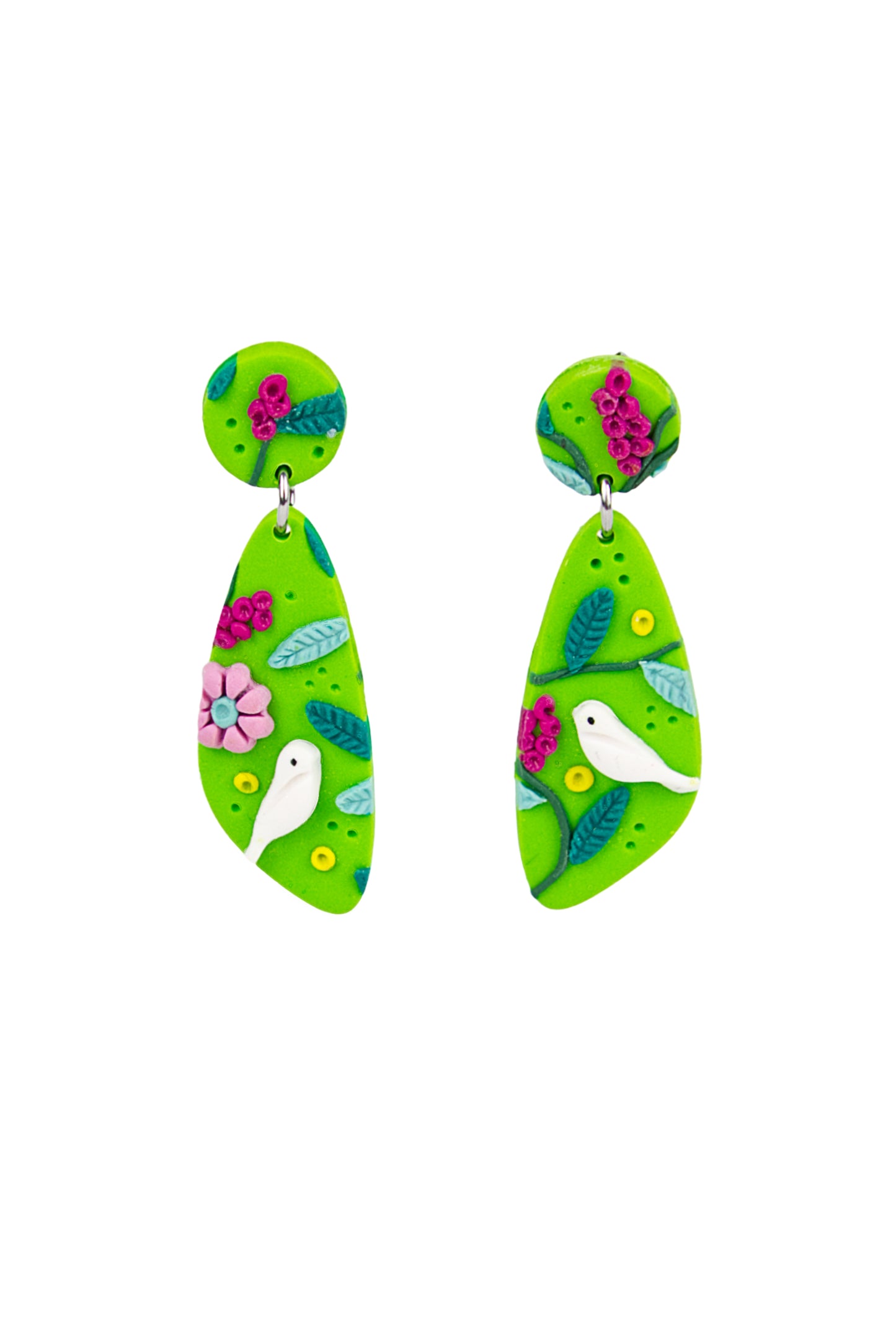 Boucles d'oreilles | Triangles -  Des Plumes et des Fleurs