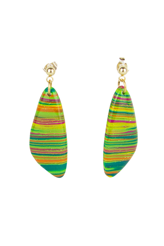 Boucles d'oreilles | Triangles -  Acidulé