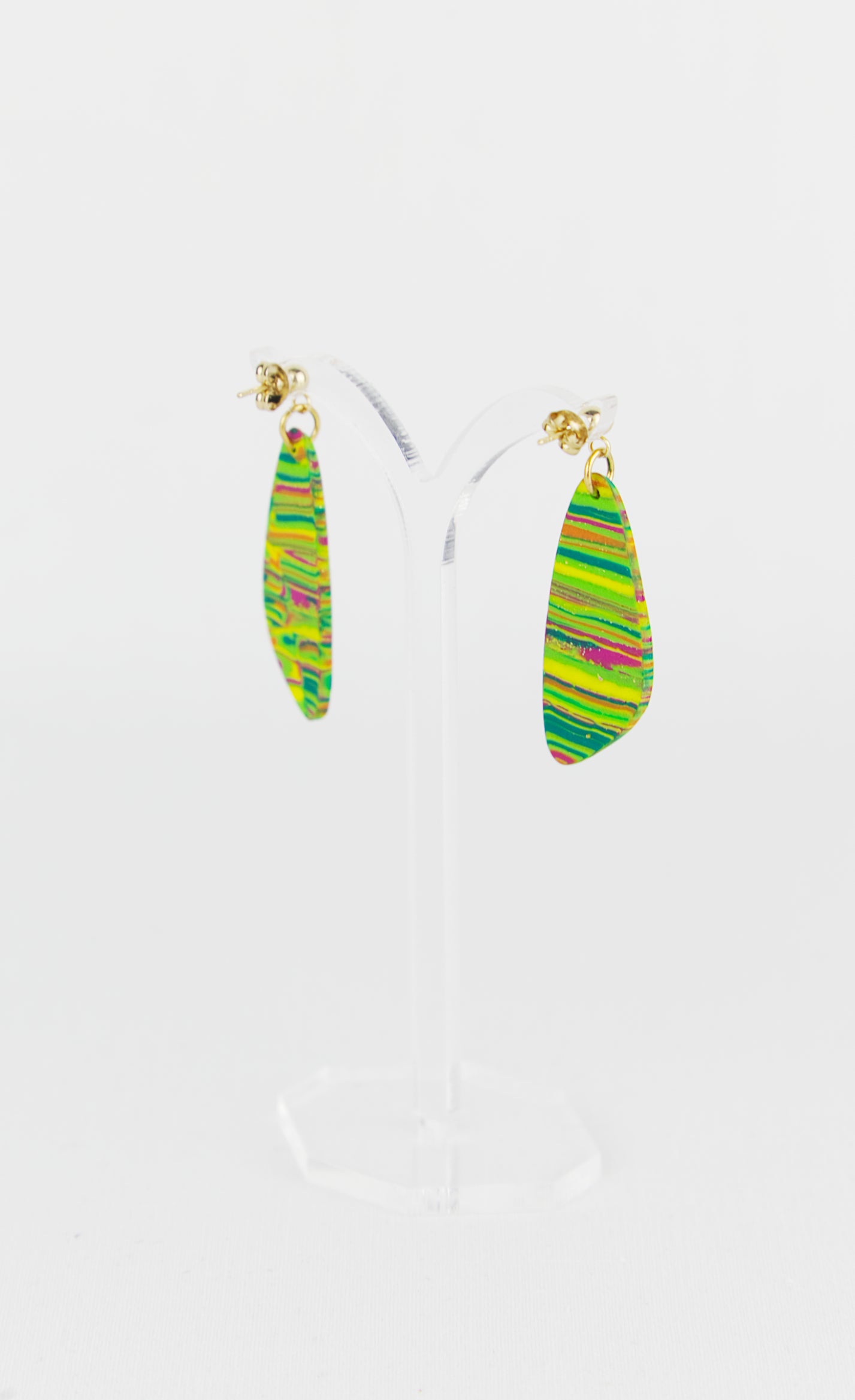 Boucles d'oreilles | Triangles -  Acidulé