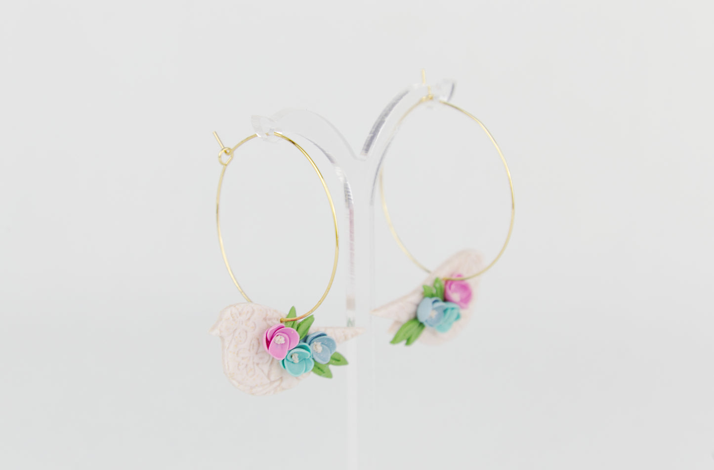 Boucles d'oreilles | Oiseaux - Des Plumes et des Fleurs