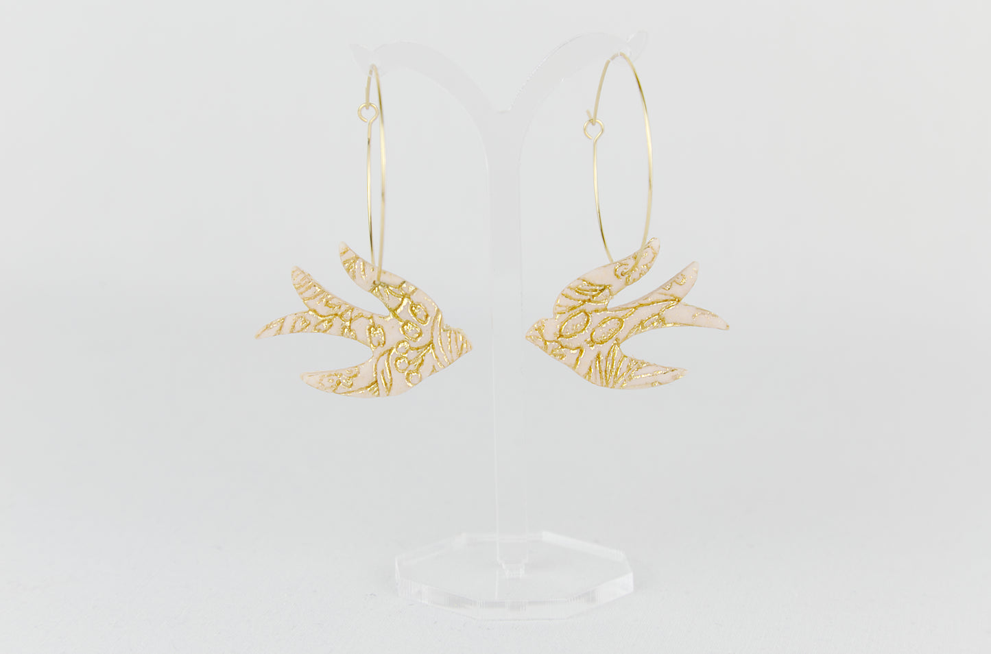 Boucles d'oreilles | Hirondelles - Des Plumes et des Fleurs