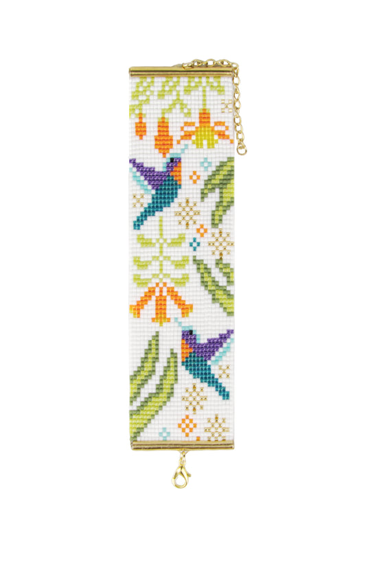 Bracelet | Miyuki - Des Plumes et des Fleurs - Orange