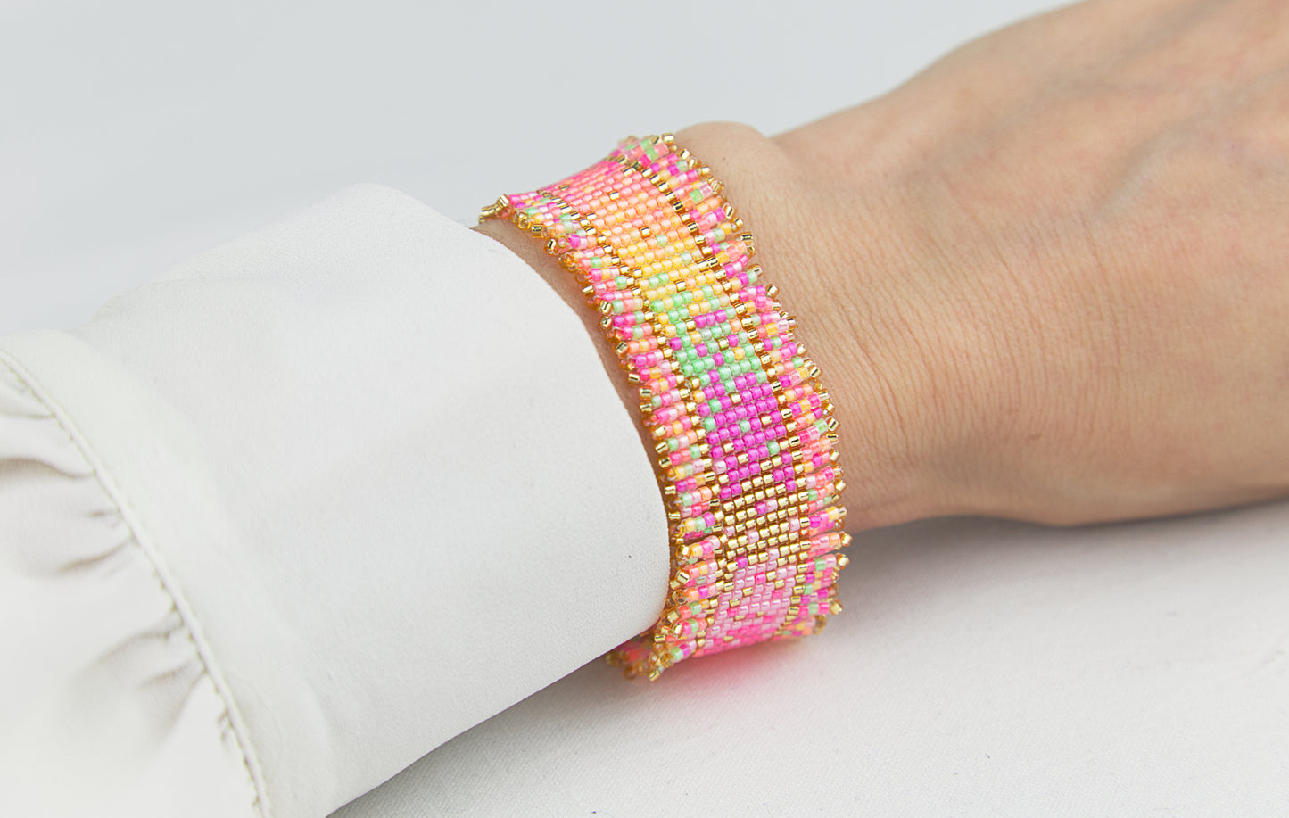 Bracelet | Miyuki - Sunset Néon